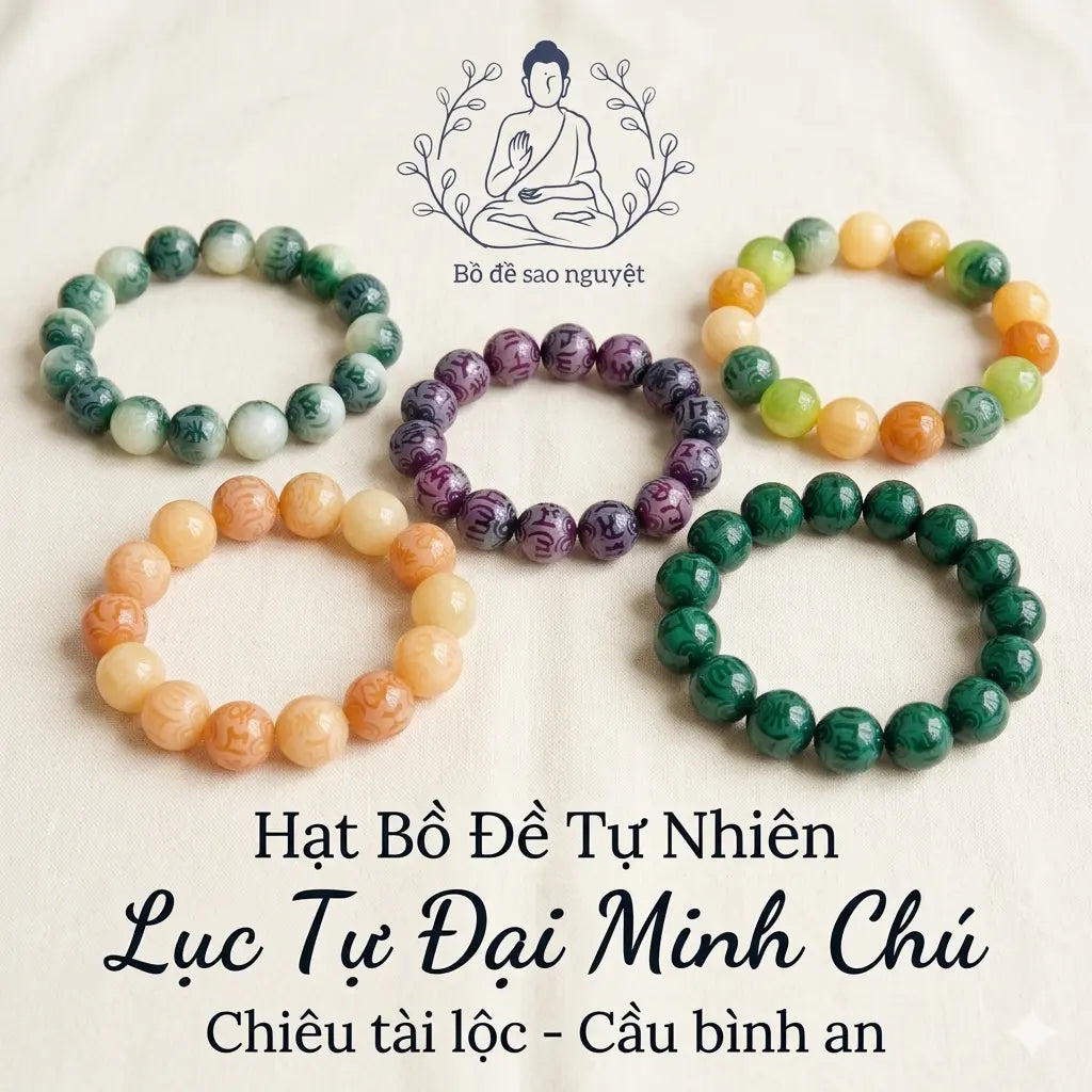 vòng tay bồ đề ngũ hành