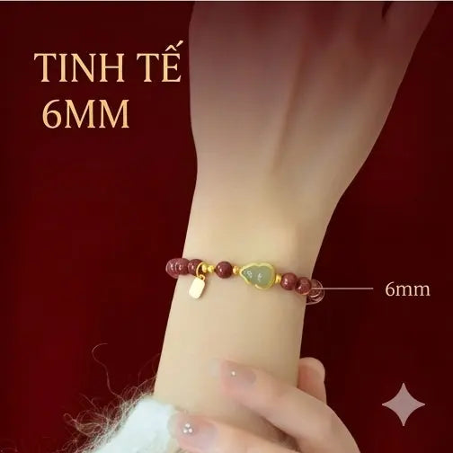 S13 Vòng Chu Sa Hồ Lô Ngọc - 6mm, 8mm – Chiêu Tài Lộc, Tinh Hoa Hội Tụ, Vạn Sự Như Ý  Bồ đề sao nguyệt
