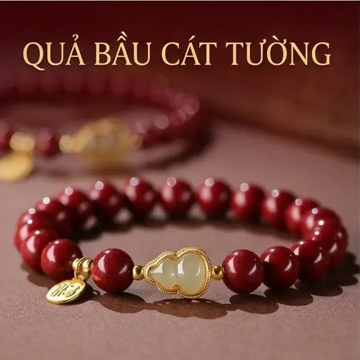 S13 Vòng Chu Sa Hồ Lô Ngọc - 6mm, 8mm – Chiêu Tài Lộc, Tinh Hoa Hội Tụ, Vạn Sự Như Ý  Bồ đề sao nguyệt