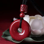 S01 Dây Đeo Cổ Đồng Điếu Chu Sa – Phong Cách Cổ Phong – Chiêu Tài Lộc, Bình An & Bảo Hộ Năng Lượng  Bồ đề sao nguyệt