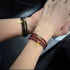Vòng Tay Garnet Đỏ 4mm Vòng Quấn Cổ  – Đá Tự Nhiên – Tăng Năng Lượng, Thu Hút May Mắn & Ổn Định Cảm Xúc  Bồ đề sao nguyệt