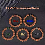 B63 Vòng Tay Bồ Đề Kim Cang Ngũ Hành - Chiêu Tài Lộc Bảo Bình An, Dưỡng Bản Mệnh  Bồ đề sao nguyệt