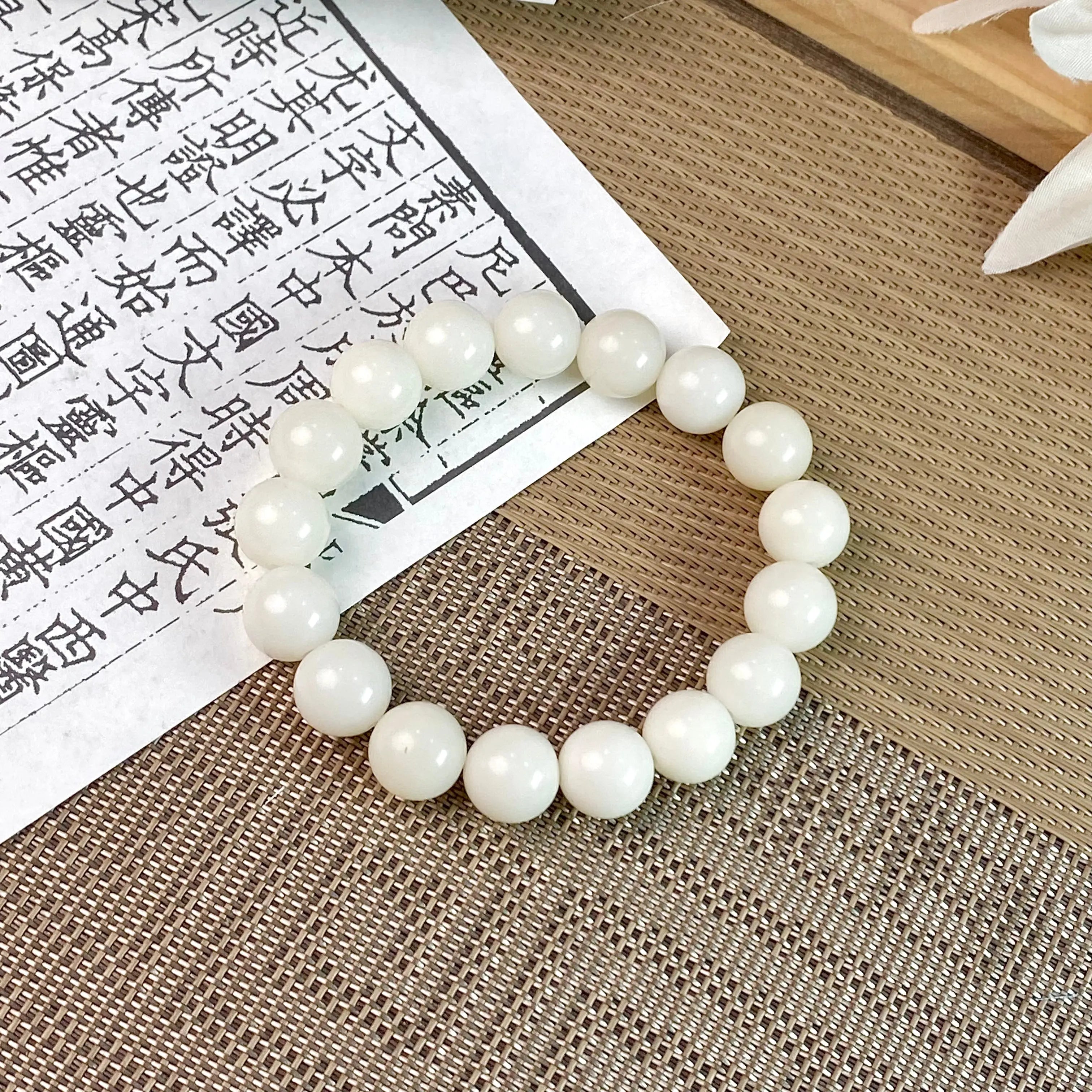 B45 - Thiên Sơn Thuý - Vòng Tay Hạt Bồ Đề Trơn ~12.5mm - Hạt Bồ Đề Phong Hoá - Vòng tay hạt bồ đề tự nhiên hạt tròn  Bồ đề sao nguyệt