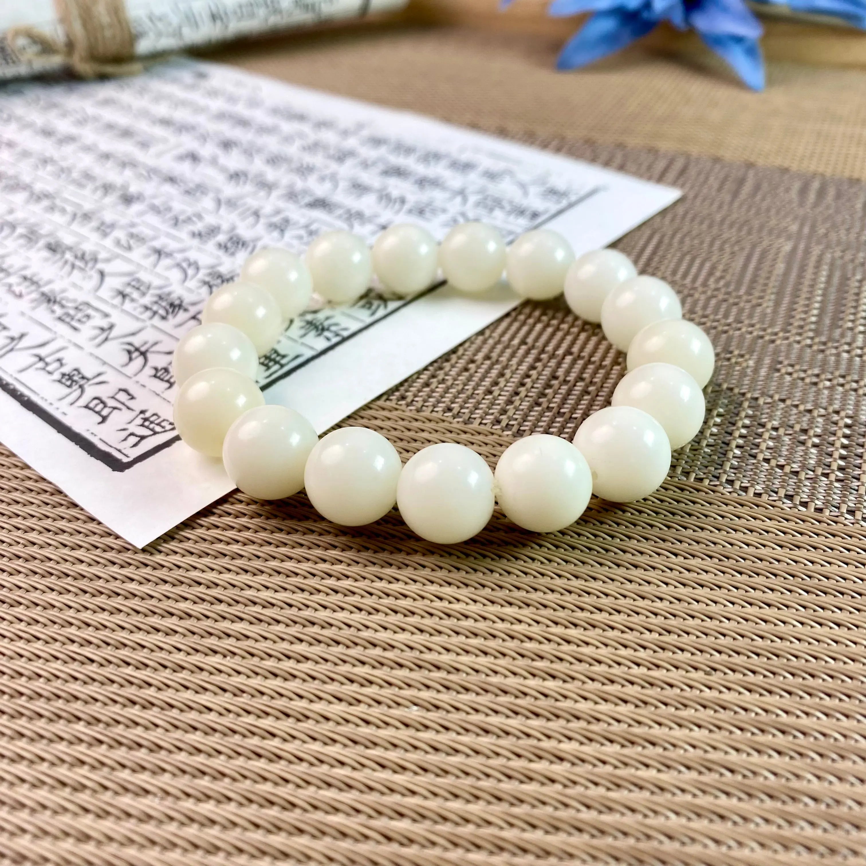 B45 - Thiên Sơn Thuý - Vòng Tay Hạt Bồ Đề Trơn ~12.5mm - Hạt Bồ Đề Phong Hoá - Vòng tay hạt bồ đề tự nhiên hạt tròn  Bồ đề sao nguyệt