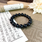 B45 - Thiên Sơn Thuý - Vòng Tay Hạt Bồ Đề Trơn ~12.5mm - Hạt Bồ Đề Phong Hoá - Vòng tay hạt bồ đề tự nhiên hạt tròn  Bồ đề sao nguyệt