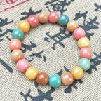 B41 - Đậu Thảo - Vòng Tay Hạt Bồ Đề Kích Thước 10mm - Hạt Nhỏ - Đa Sắc Xinh - Màu Pastel  Bồ đề sao nguyệt