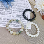 B45 - Thiên Sơn Thuý - Vòng Tay Hạt Bồ Đề Trơn ~12.5mm - Hạt Bồ Đề Phong Hoá - Vòng tay hạt bồ đề tự nhiên hạt tròn  Bồ đề sao nguyệt