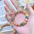 B41 - Đậu Thảo - Vòng Tay Hạt Bồ Đề Kích Thước 10mm - Hạt Nhỏ - Đa Sắc Xinh - Màu Pastel  Bồ đề sao nguyệt