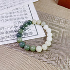 B46 - Thiên Thuỷ Bích -  Vòng Tay Hạt Bồ Đề Phong Hoá 10mm - Vòng tay hạt bồ đề tự nhiên hạt tròn  Bồ đề sao nguyệt