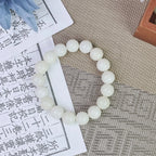 B45 - Thiên Sơn Thuý - Vòng Tay Hạt Bồ Đề Trơn ~12.5mm - Hạt Bồ Đề Phong Hoá - Vòng tay hạt bồ đề tự nhiên hạt tròn  Bồ đề sao nguyệt
