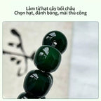 B25 Đỉnh Hồng Quan Lục 11-12mm – Bồ Đề Phong Hoá Màu Đỏ Xanh Hiếm  Bồ đề sao nguyệt