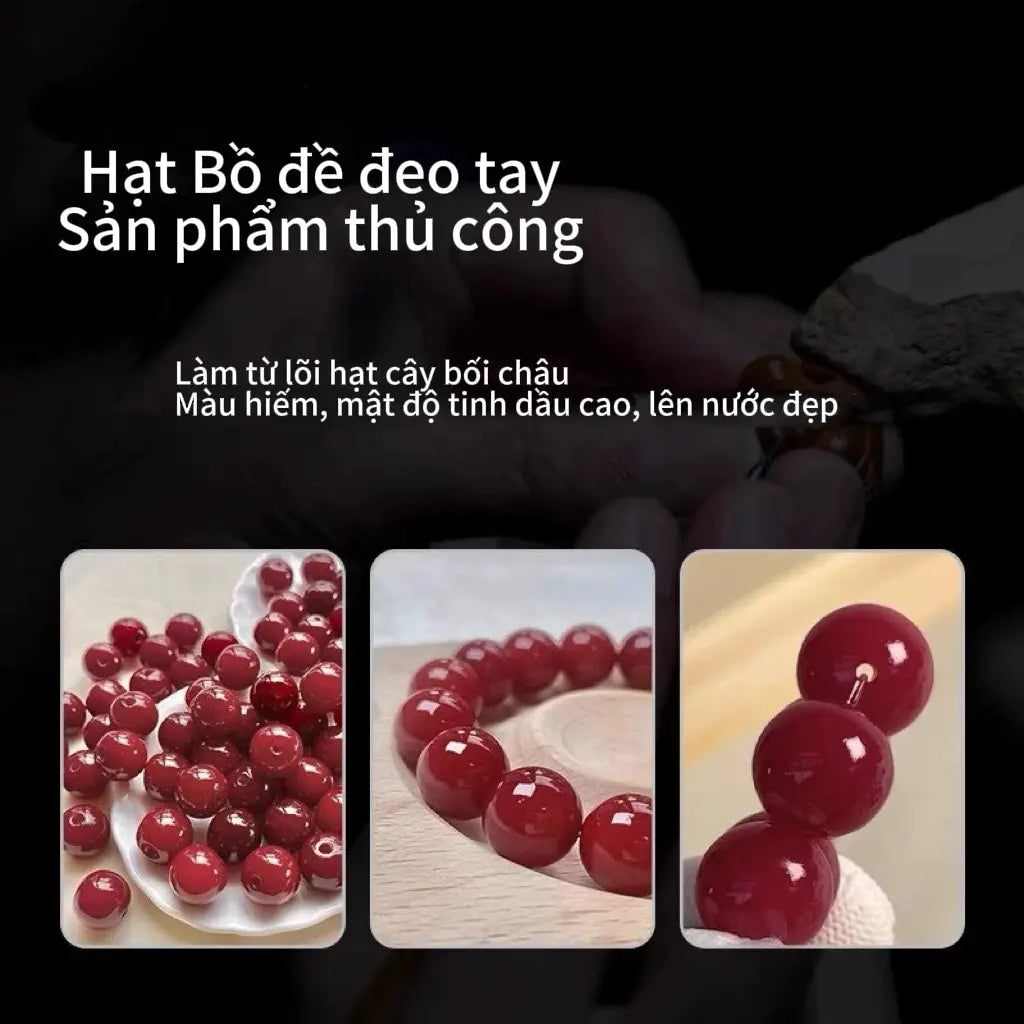 B25 Đỉnh Hồng Quan Lục 11-12mm – Bồ Đề Phong Hoá Màu Đỏ Xanh Hiếm  Bồ đề sao nguyệt