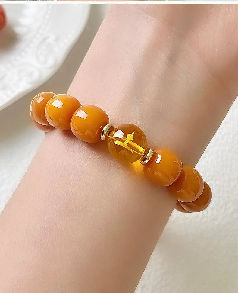 S09 Vòng Tay Bồ Đề Ngũ Hành 10mm - Vòng Tay Hạt Bồ Đề Tự Nhiên Hạt Trơn Bảo Bình An Chiêu Tài Lộc  Bồ đề sao nguyệt